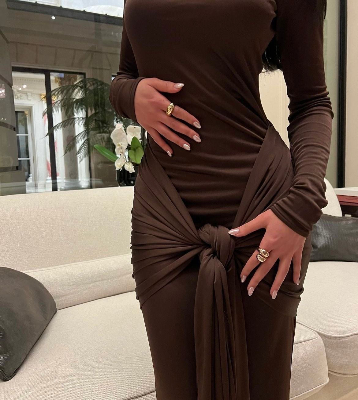 Moonstone drape